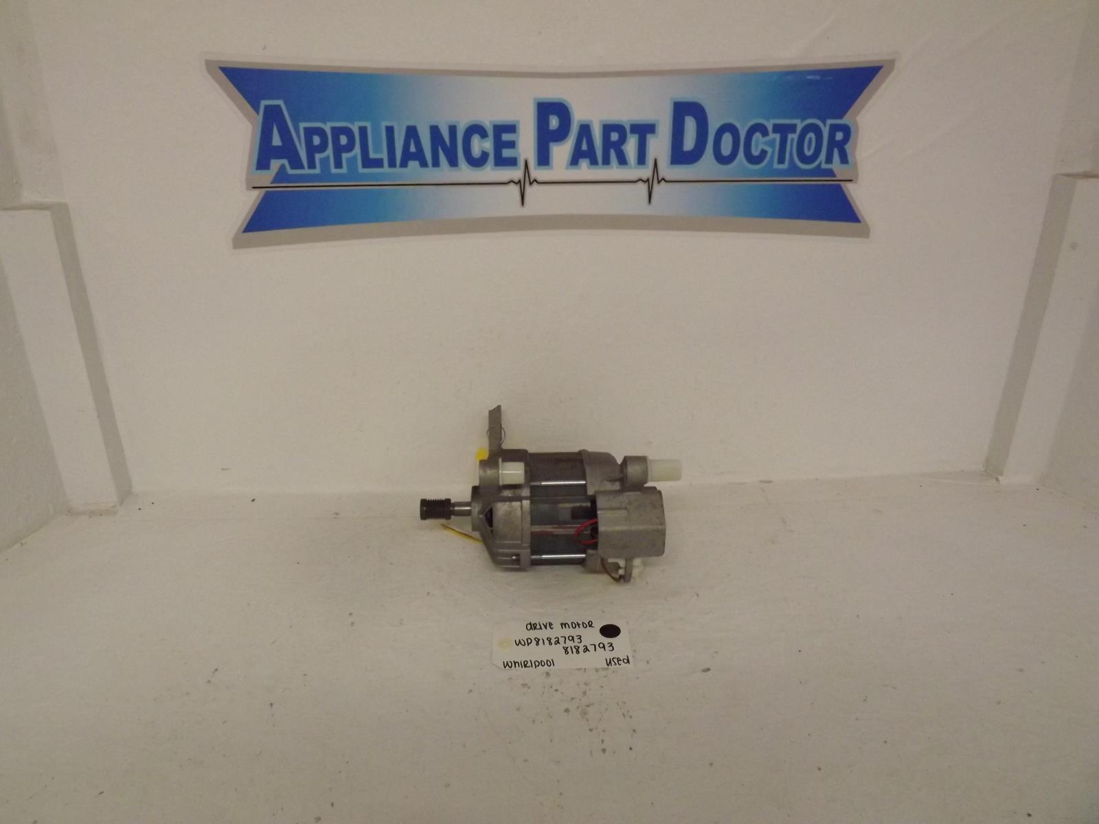 Whirlpool Washer WP8182793 8182793 Drive Motor Used Whirlpool Washer WP8182793 8182793 Drive Motor Used